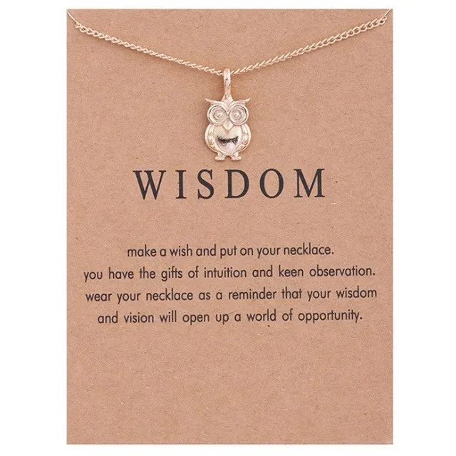 Owl Design Rhinestones Crystal Pendant