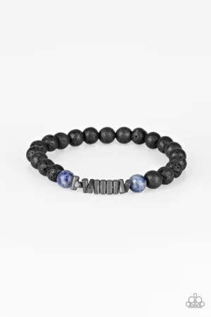 Paparazzi Bracelet ~ Courage - Blue