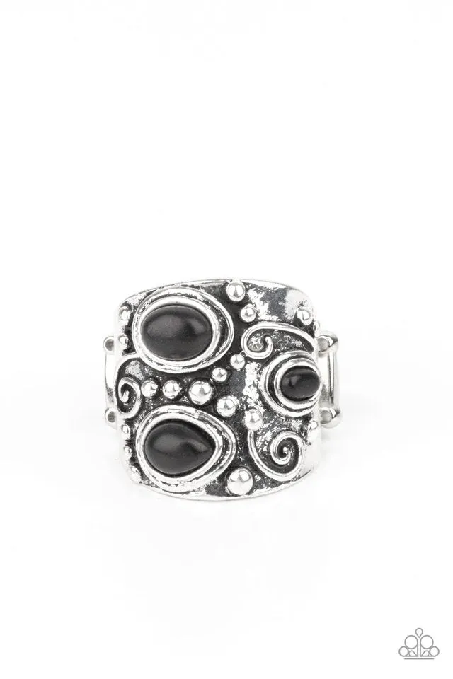 Paparazzi Ring ~ Modern Mountain Ranger - Black