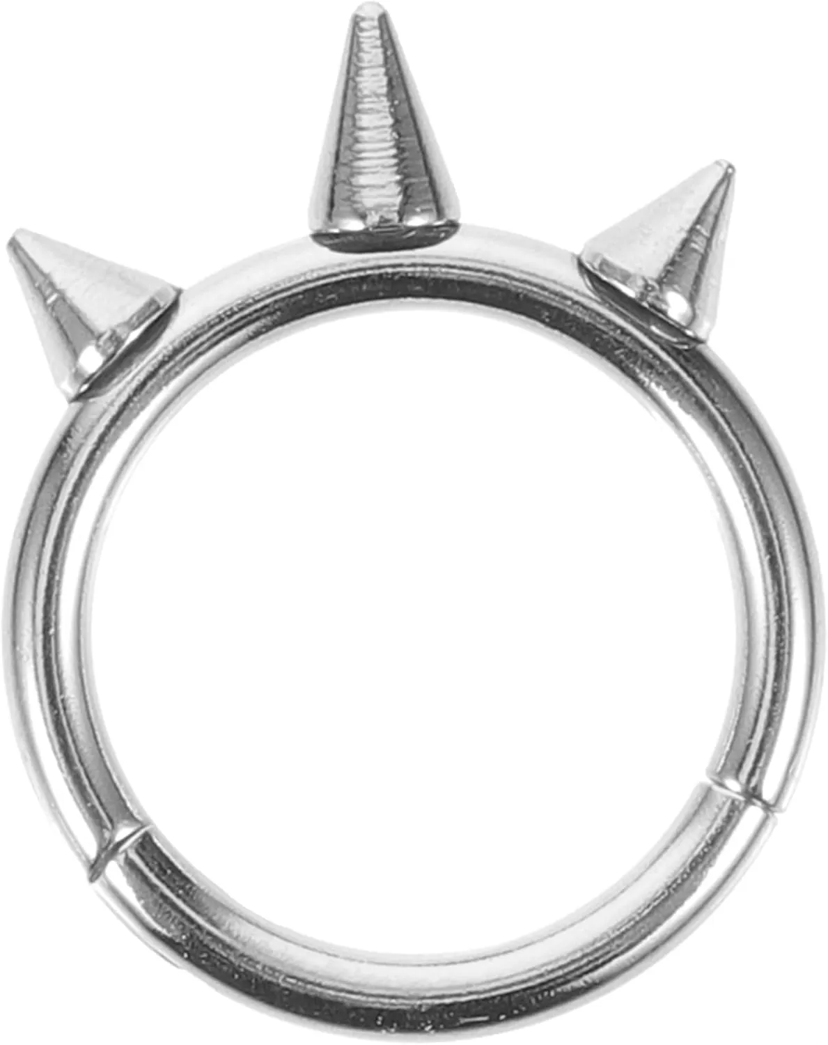 PartyKindom Stainless Steel Nose Cuff Ring Fashion Nose Ring Cuff for Women Jewelry