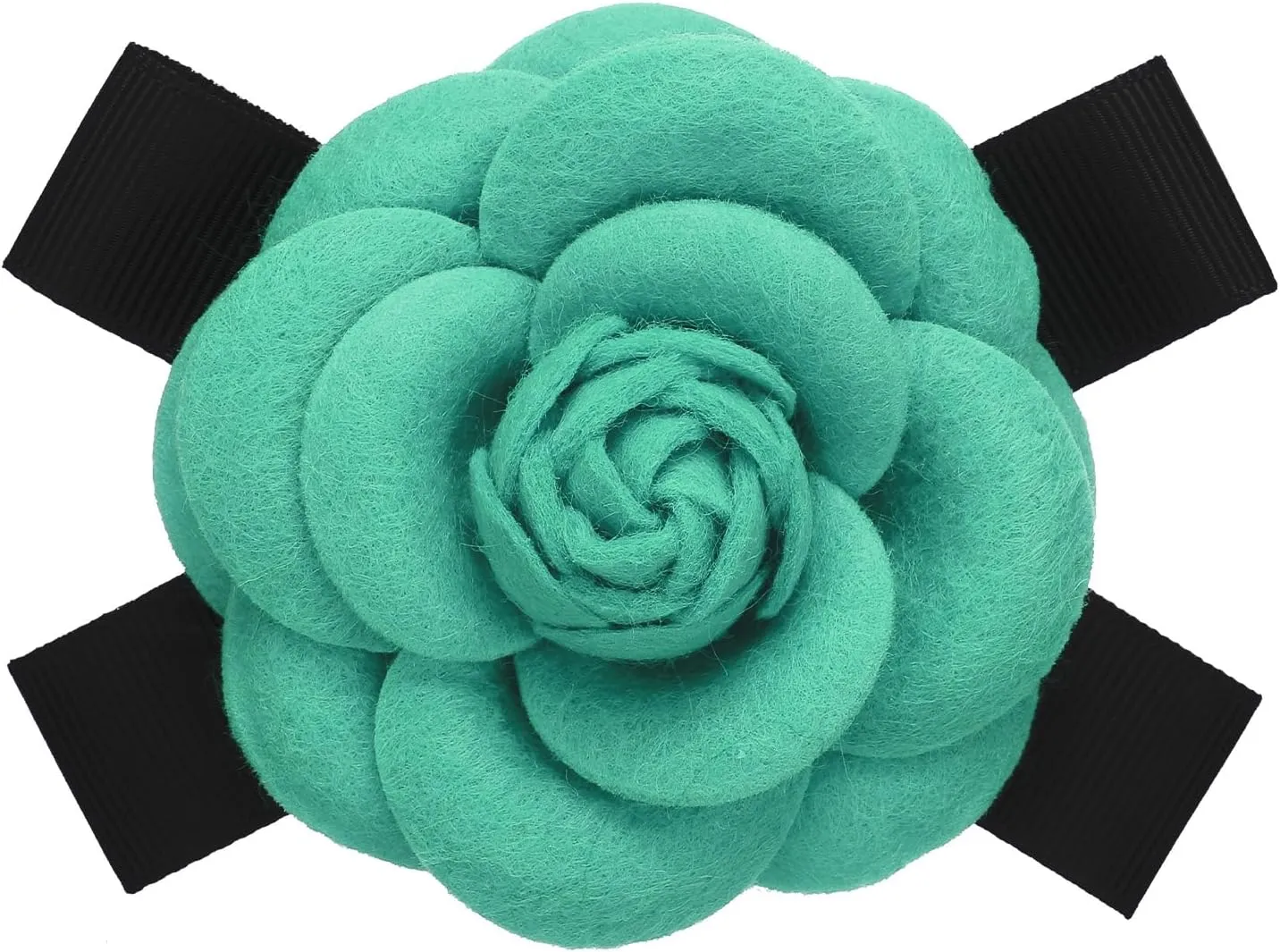 PATIKIL Camellia Flower Brooches, Elegant Faux Wool Flower Brooches Floral Bowknot Pins for Women Hat Dress Shirt Tie Corsage