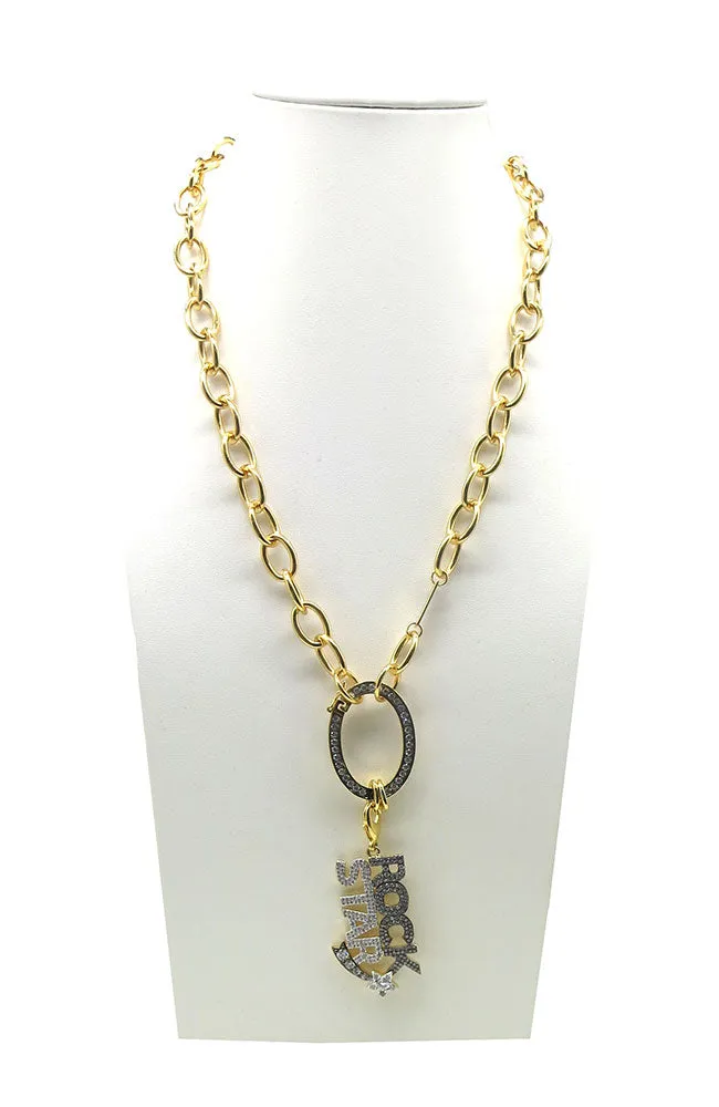 Rockstar Gold Chain Necklace
