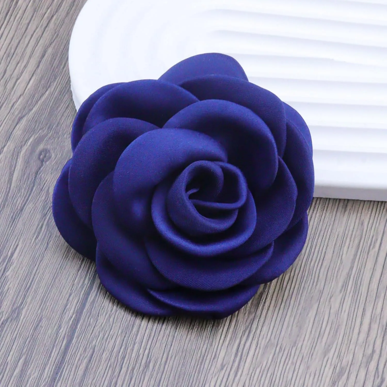 Rose Brooches Flower Lapel Pins Hair Clip Wedding Party Dance Banquet Dress Suit Clothes Accessories Jewelry Gifts