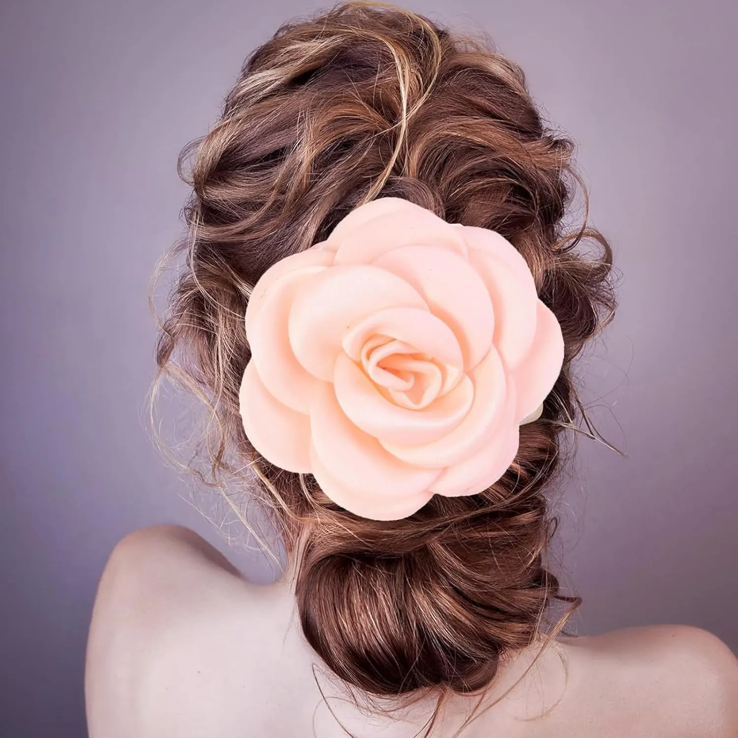 Rose Brooches Flower Lapel Pins Hair Clip Wedding Party Dance Banquet Dress Suit Clothes Accessories Jewelry Gifts