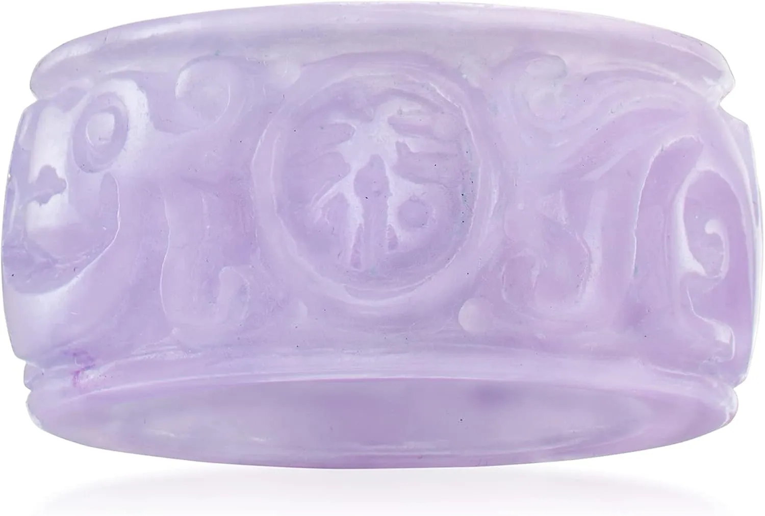 Ross-Simons Lavender Jade Good Fortune Ring. Size 7