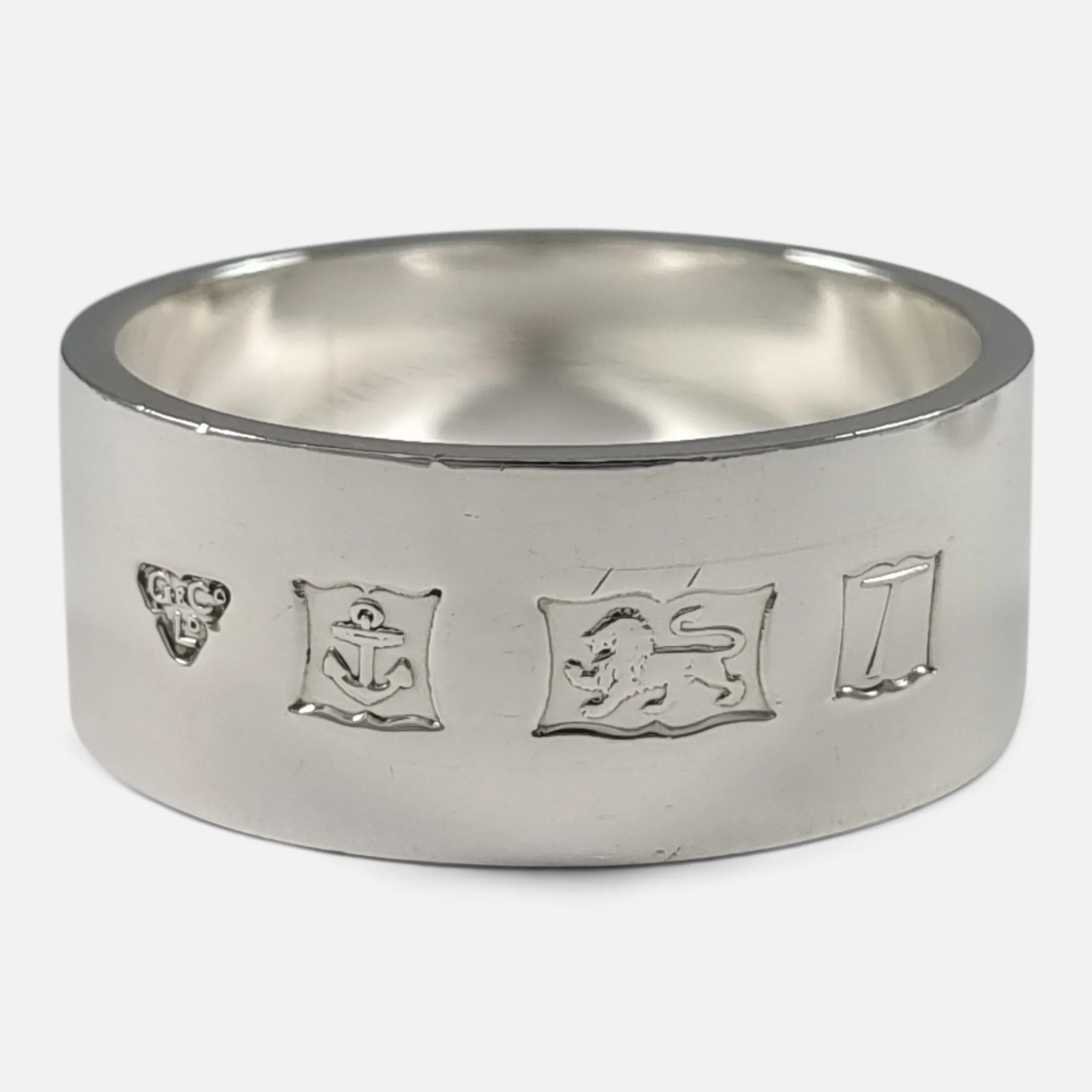 Set of Four Sterling Silver Napkin Rings - Garrard & Co - 1968