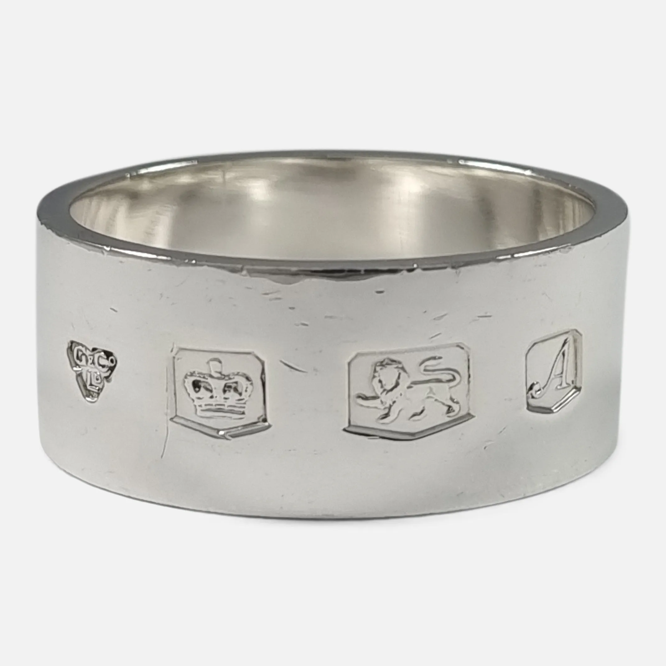 Set of Four Sterling Silver Napkin Rings - Garrard & Co - 1968