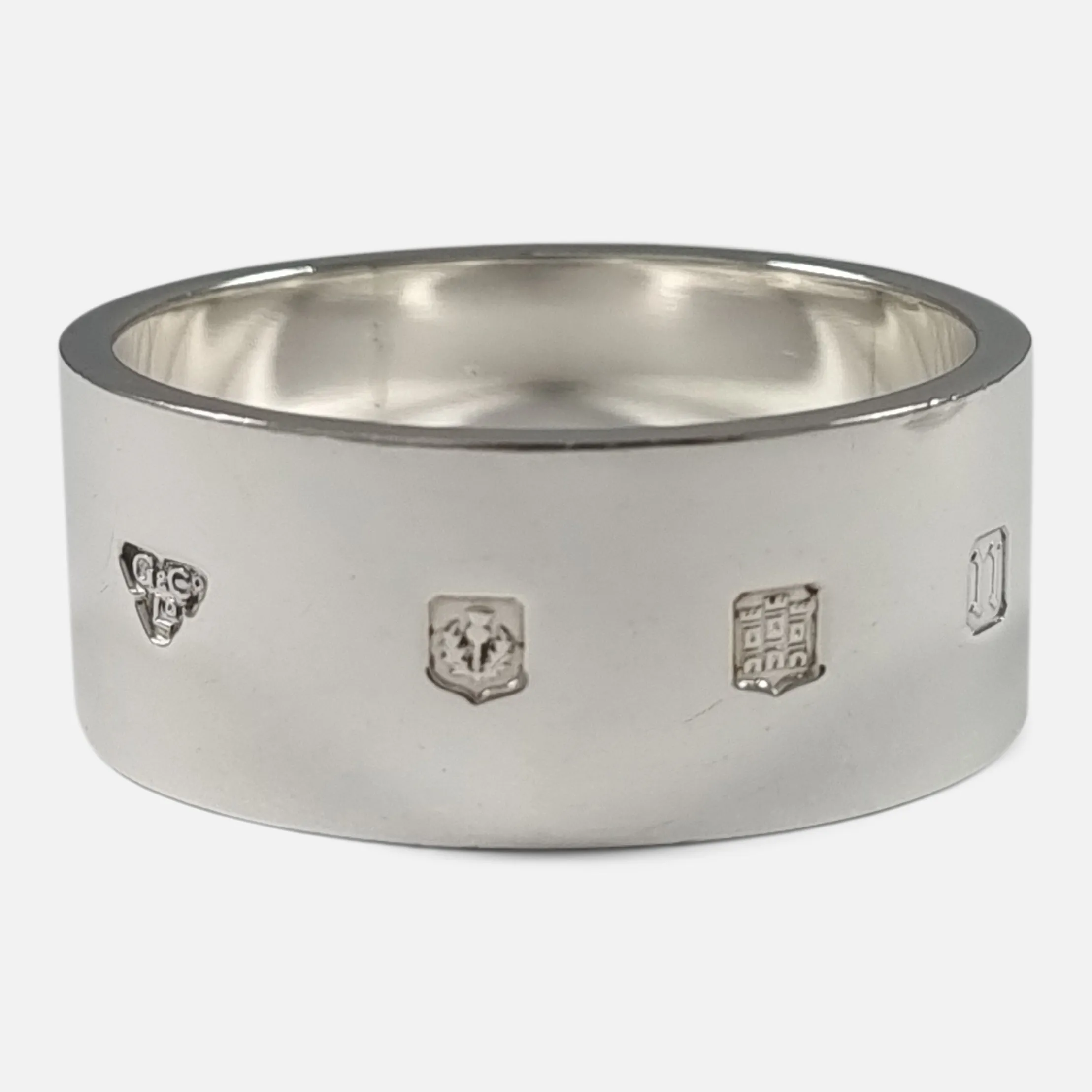 Set of Four Sterling Silver Napkin Rings - Garrard & Co - 1968