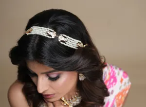 Shell Pearl White Sheeshpatti - Headgear