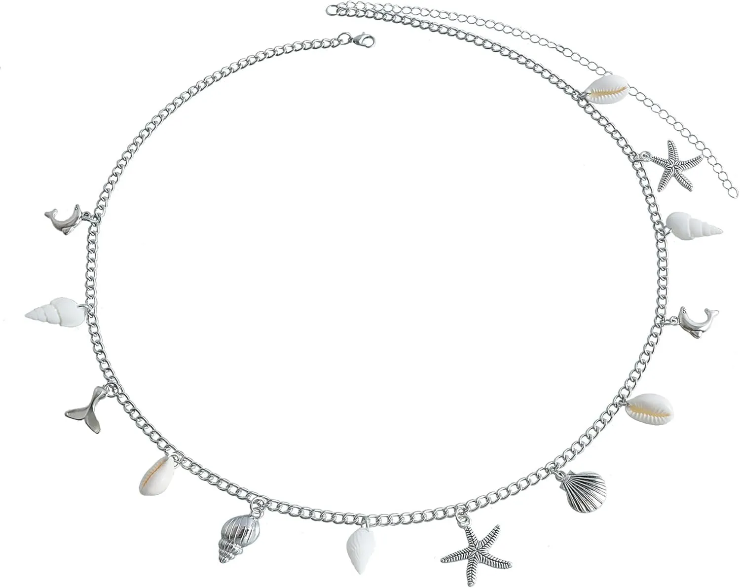 Shell Starfish Waist Chain Rope Body Chain Jewelry For Women Non Tarnish Charm Bracelet Unique Jewelry Accessories Gifts