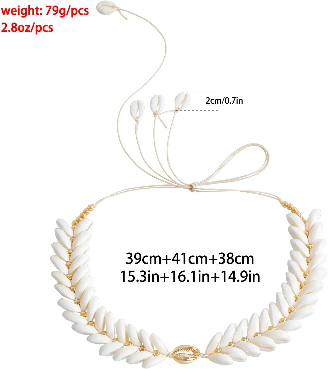 Shell Waist Chains for Women Gold Starfish Belly Chain Jewelry Boho Layered Body Chain for Waist Adjustable Bikini Waist Jewelry Accessories