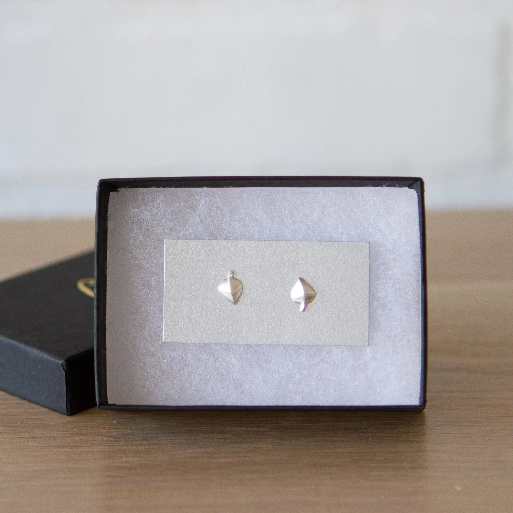 Silver Aspen Stud Earrings