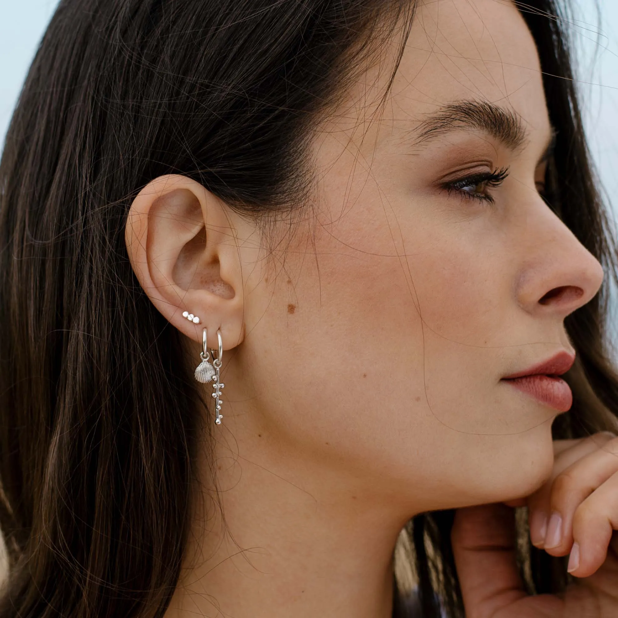Silver studs