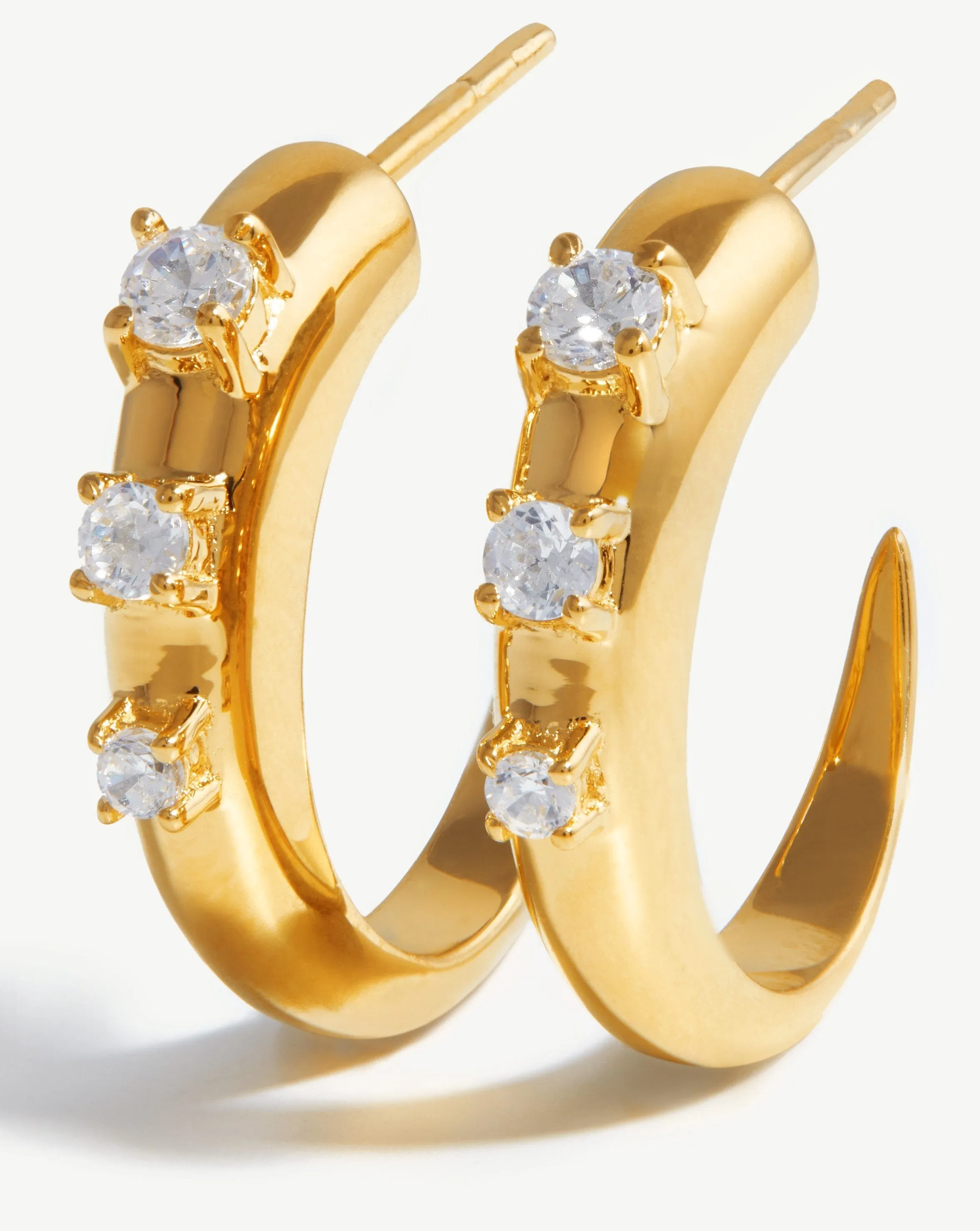 Small Claw Hoop Earrings
