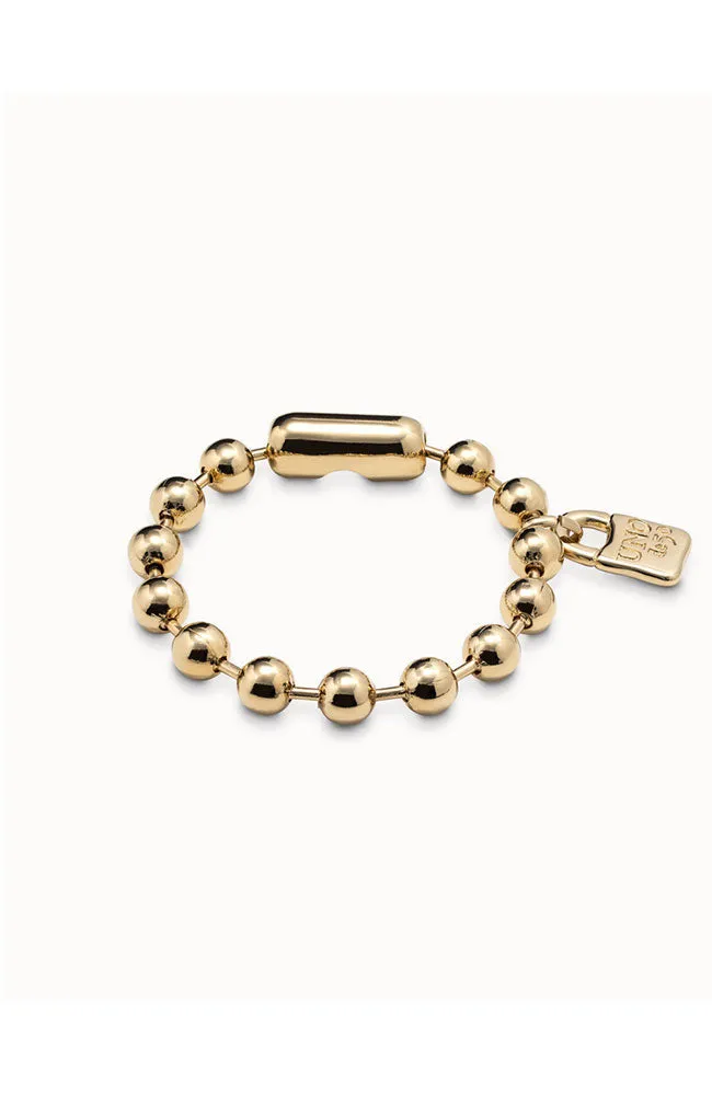 Snowflake Bracelet Gold Medium 6.20 inches