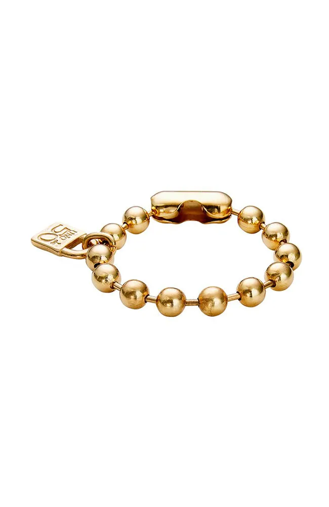Snowflake Bracelet Gold Medium 6.20 inches