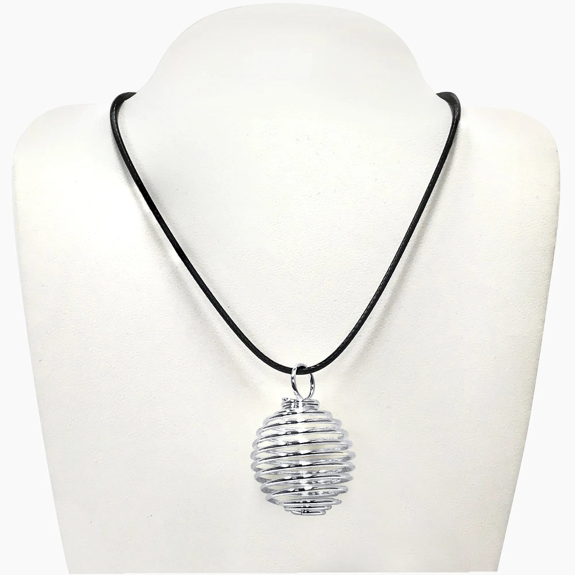 Spiral Cage Pendants for Men and Women