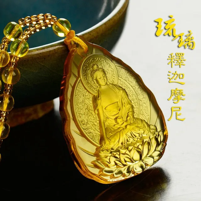 Spiritual samsara buddha necklace
