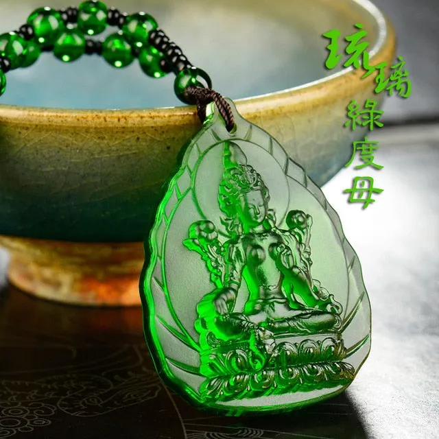 Spiritual samsara buddha necklace