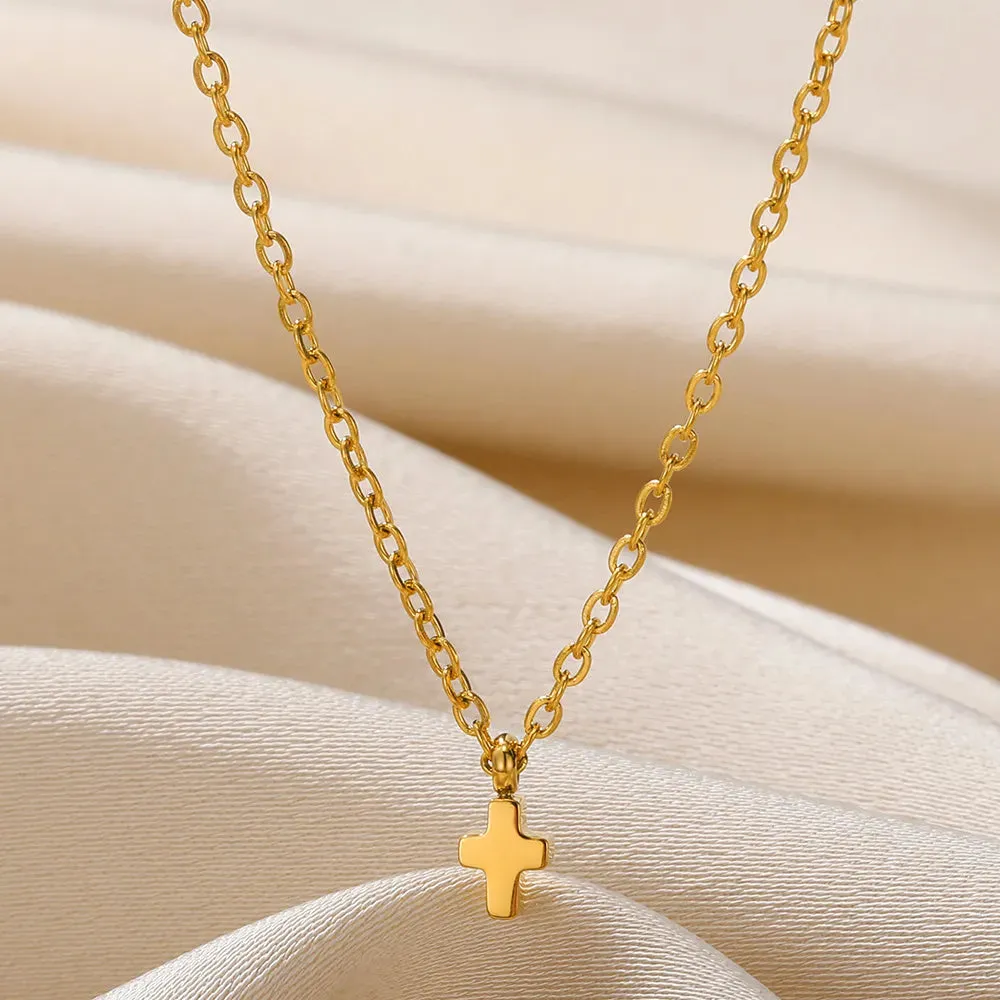 Stainless Steel Love Heart Necklace For Women 2023 New Trendy Lip Chain Simple Pendant Necklace Jewelry free shipping