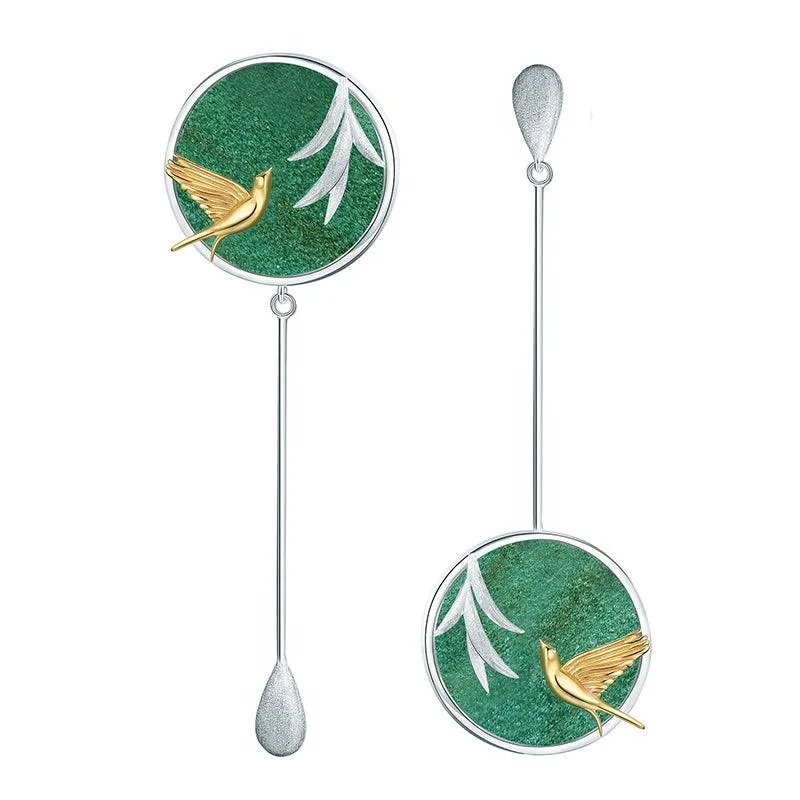 Swallow & Willow in Spring Wind Earrings