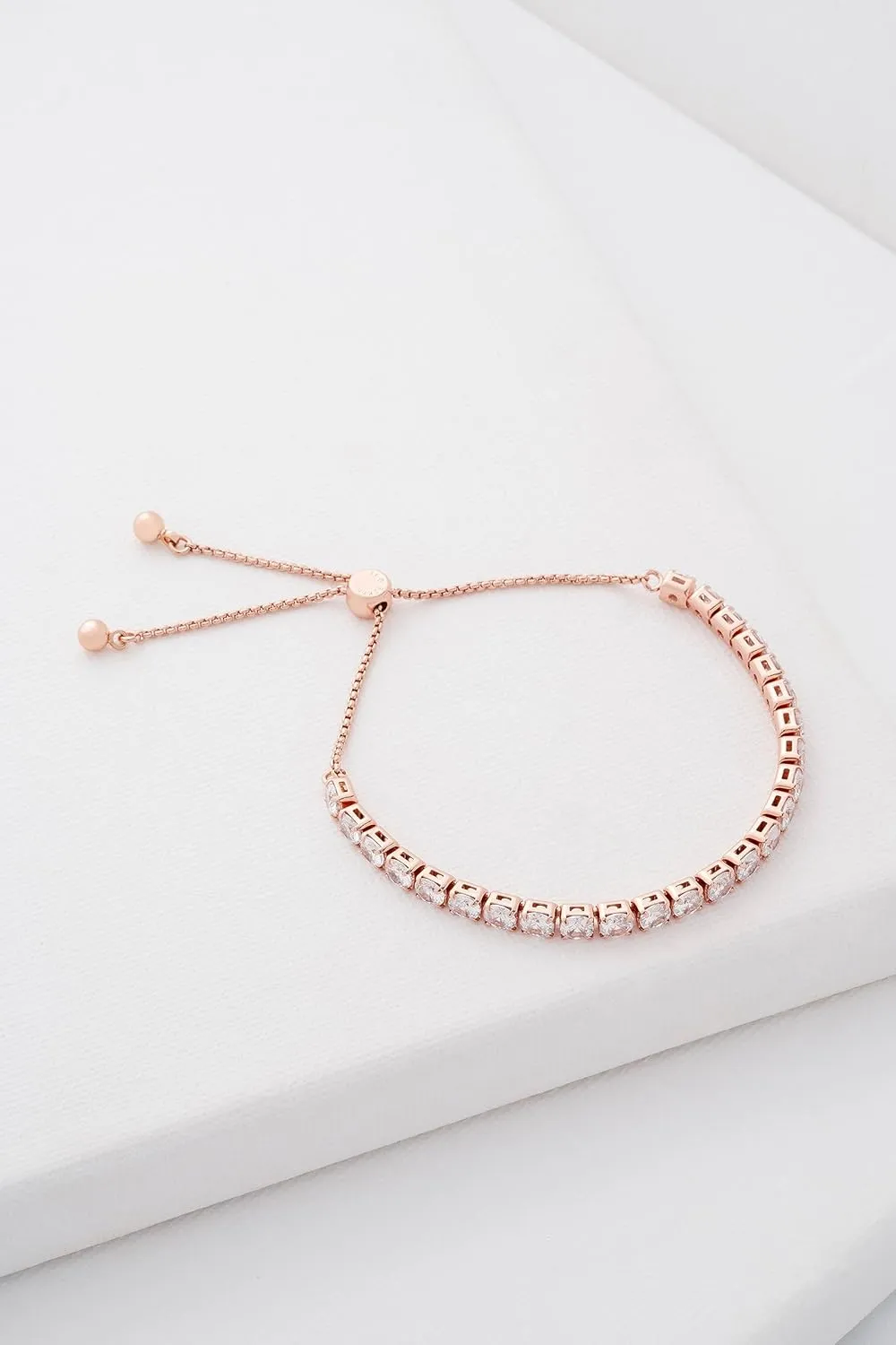 Ted Baker London Melrah Icon Crystal Slider Adjustable Tennis Bracelet for Women