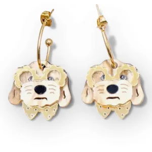The Field Spaniel - Acrylic Art Dog Earrings