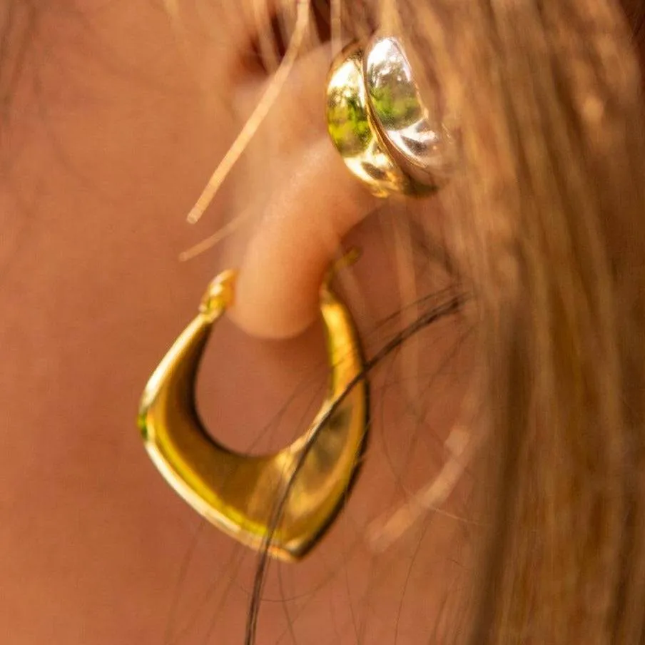 THE NOA HOOP  - 18k gold plated