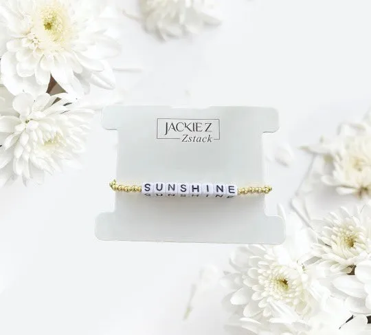The "Sunshine" Single Strand Bracelet - Zstacks