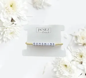 The "Sunshine" Single Strand Bracelet - Zstacks