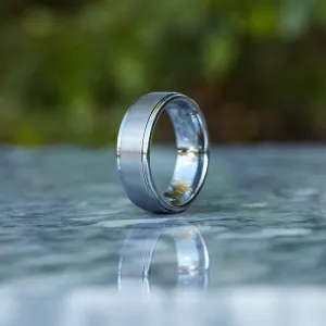 THE THUNDER - Brushed Tungsten Ring