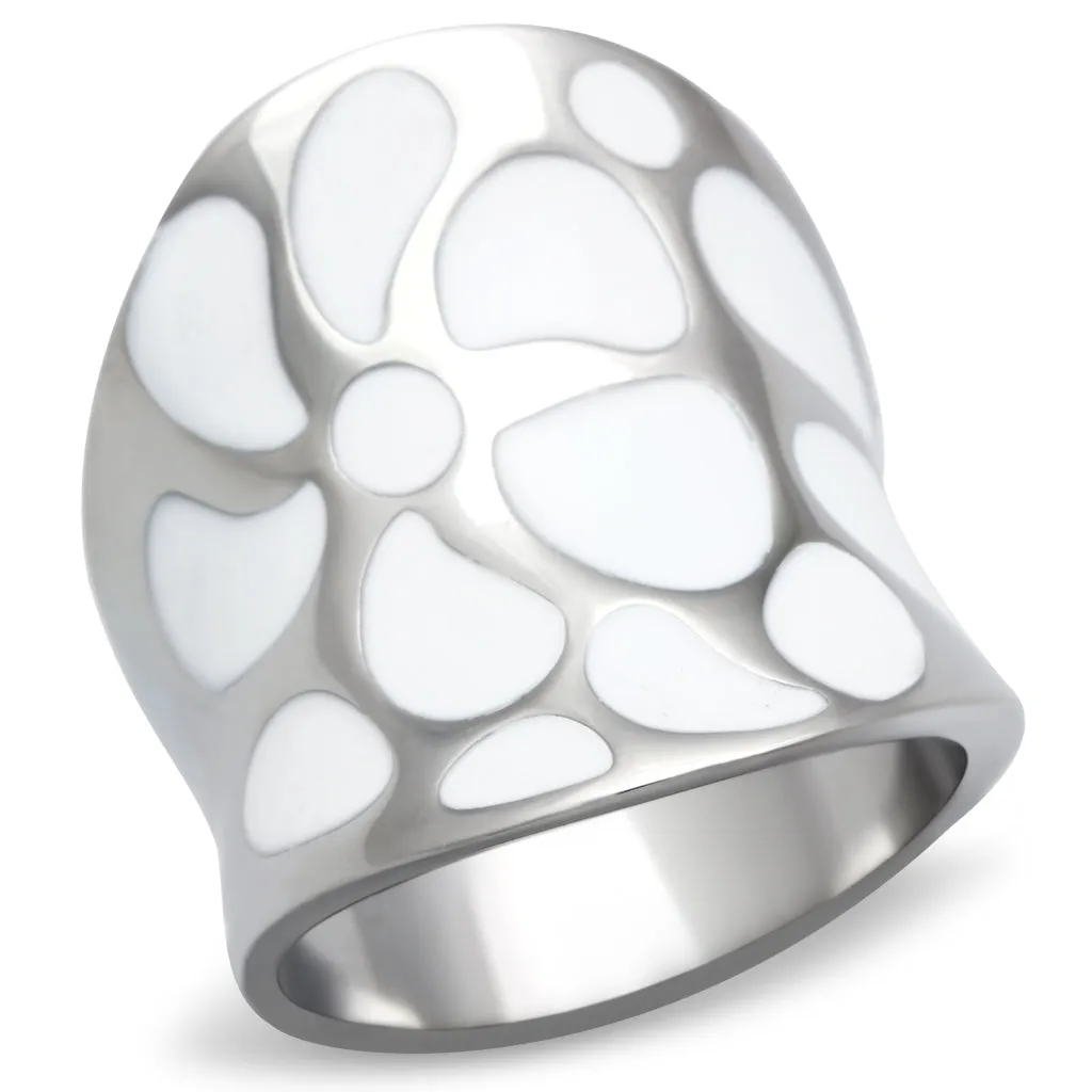 TK224 - Stainless Steel Ring High polished (no plating) Women No Stone No Stone