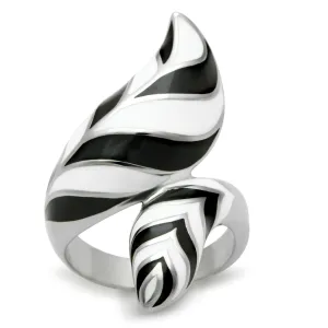 TK227 - Stainless Steel Ring High polished (no plating) Women No Stone No Stone