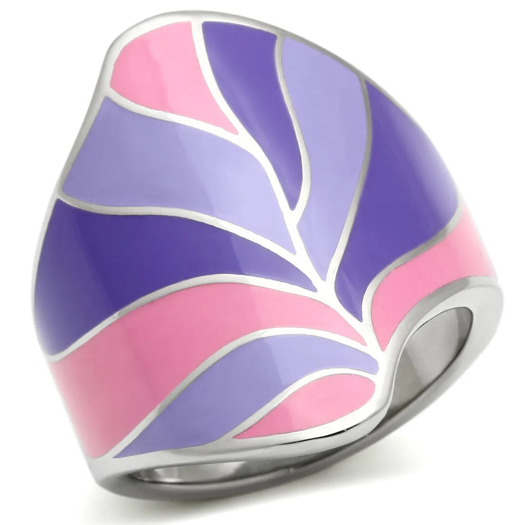 TK256 - Stainless Steel Ring High polished (no plating) Women No Stone No Stone