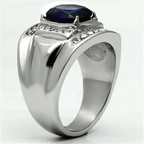 TK699 - Stainless Steel Ring High polished (no plating) Men Synthetic Montana