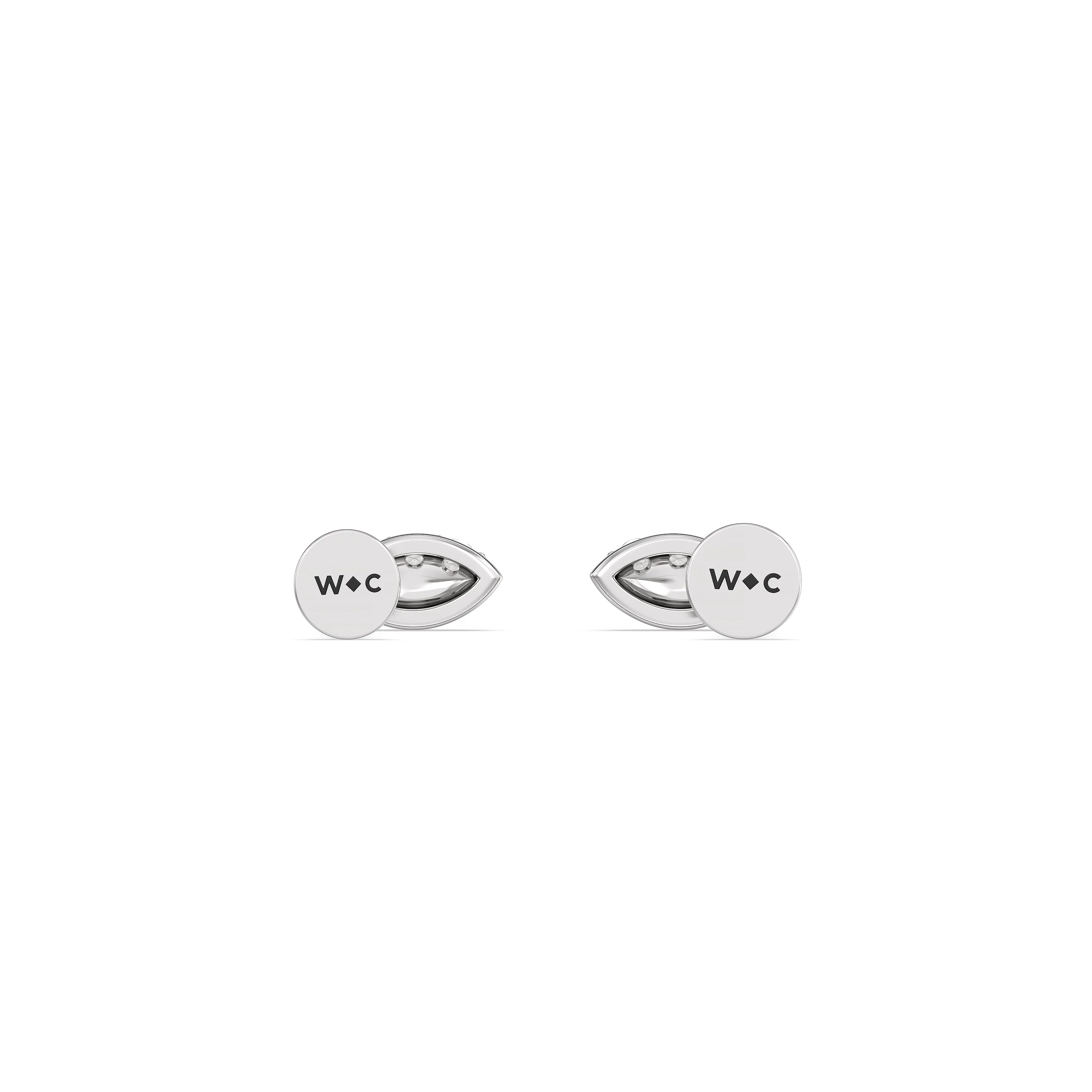 Vertical Marquise Flatback Studs
