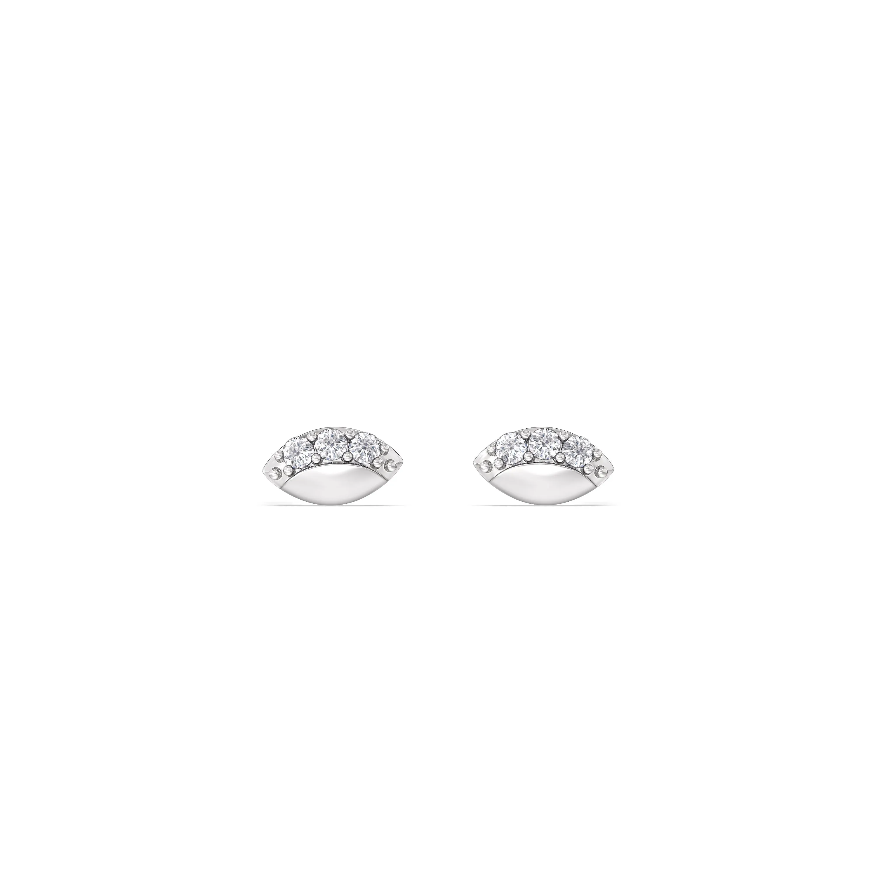 Vertical Marquise Flatback Studs