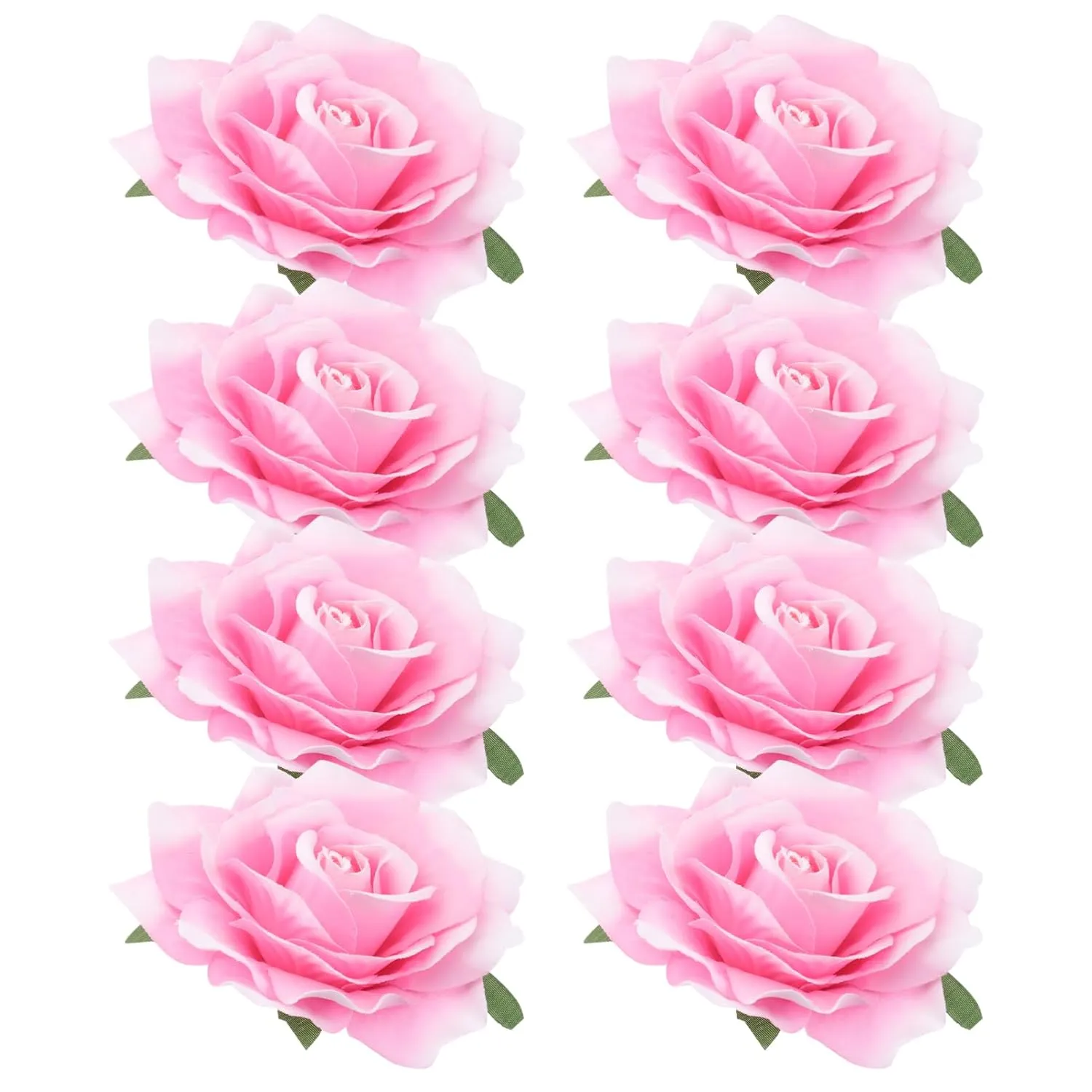 VICASKY Elegant Rose Brooch 5pcs Flower Hair Accessories for Women Bridal Corsage Clip for Wedding