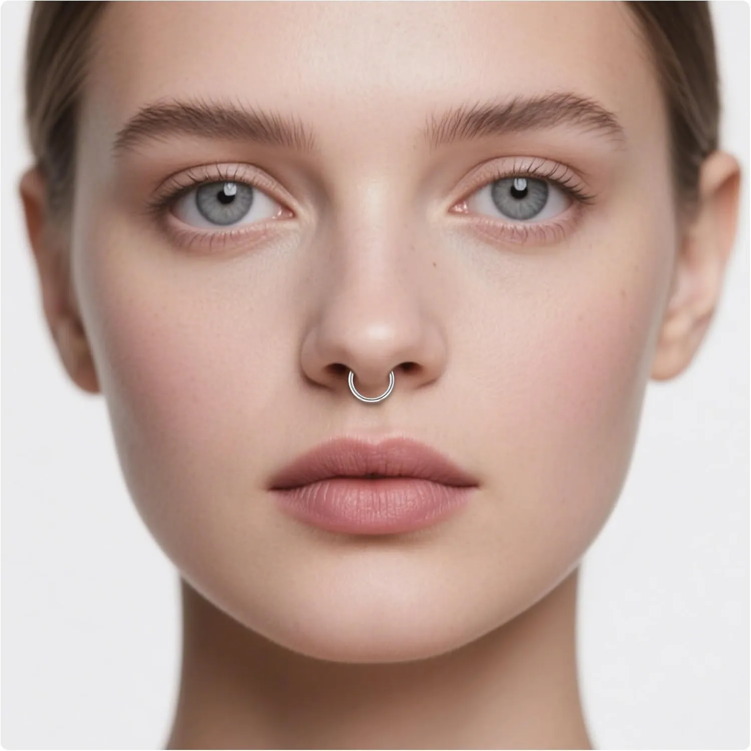 Vsnnsns 20G Nose Rings Studs Piercing Jewelry for Women 316L Surgical Stainless Steel L Shaped Corkscrew Straight Diamond CZ Hoop Nose Rings Studs Nostril Piercing Jewelry Hypoallergenic 20 Gauge