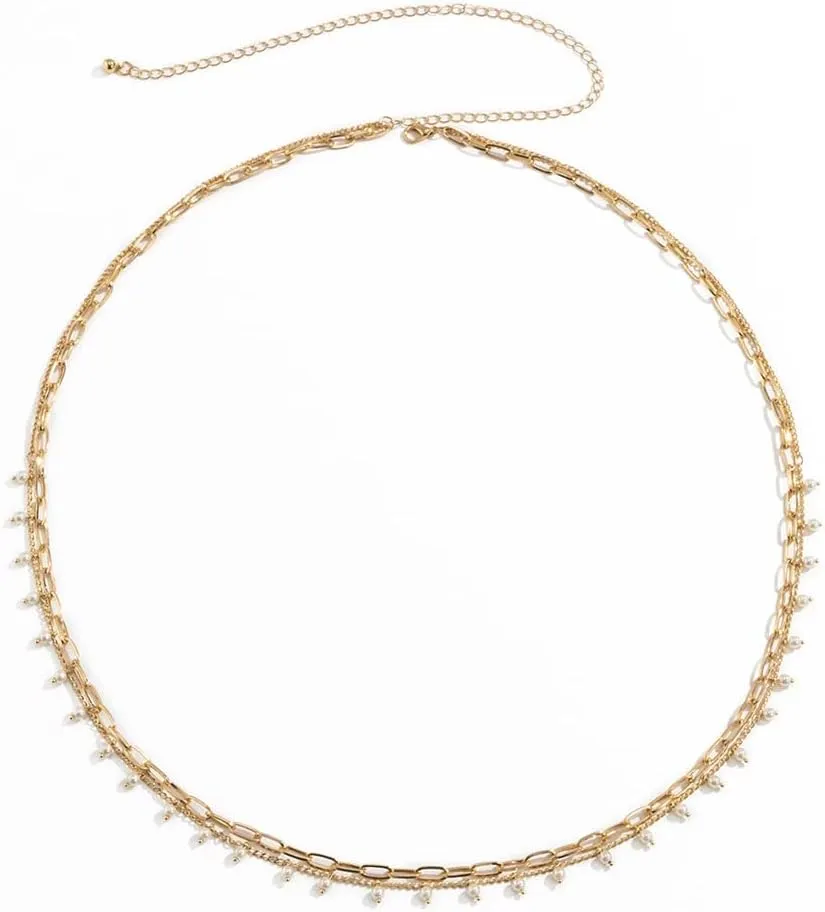 Waist Chains Layered Simple Body Chain Beach BIkini Body Jewelry Accessories for Women Gold
