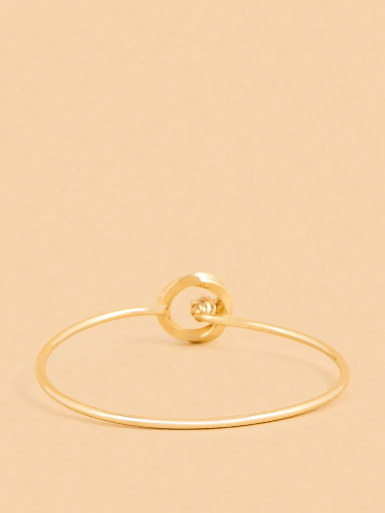 Westside X Pome Infinity Solitaire Lab Diamond Bangle Bracelet
