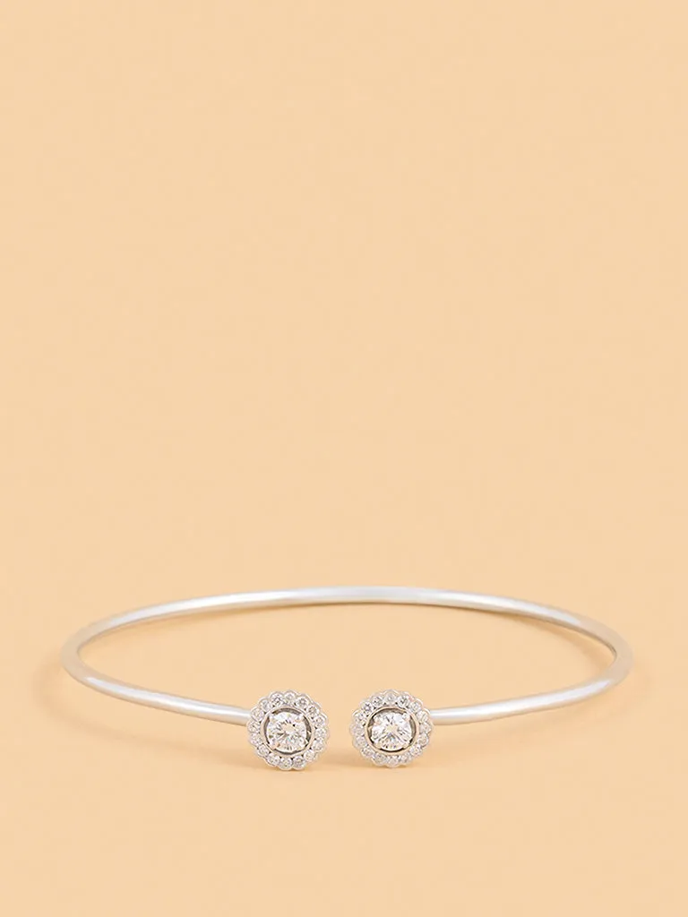 Westside X Pome Lumina Solitaire Lab Diamond Bangle Bracelet