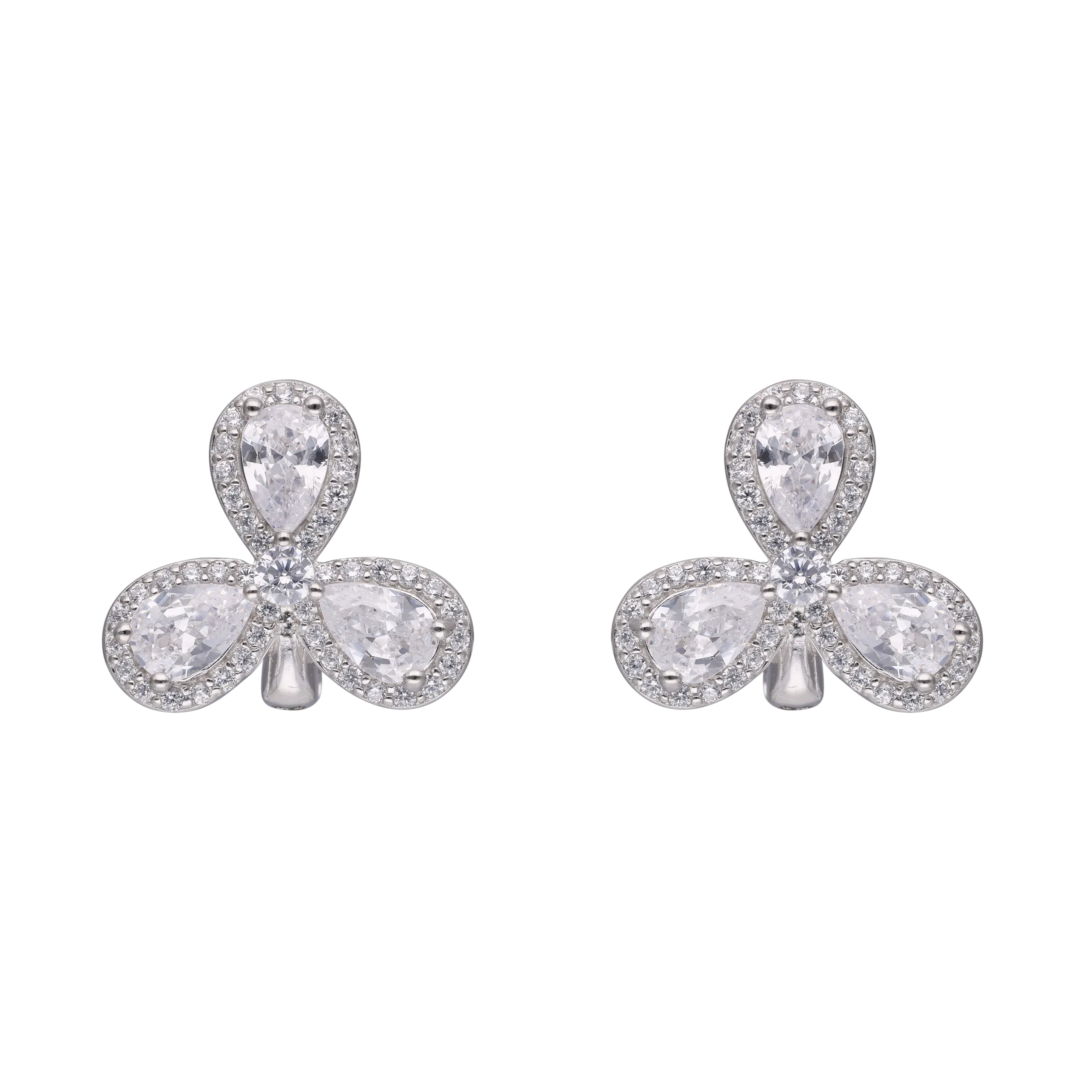 Whispering Meadows Floral Ear Hoops | SKU: 0002984278, 0002983776