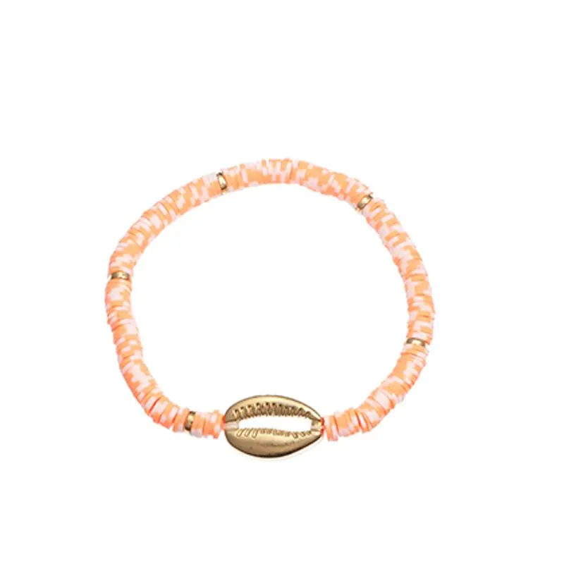 Wholesale color soft ceramic shell bracelets JDC-BT-e023