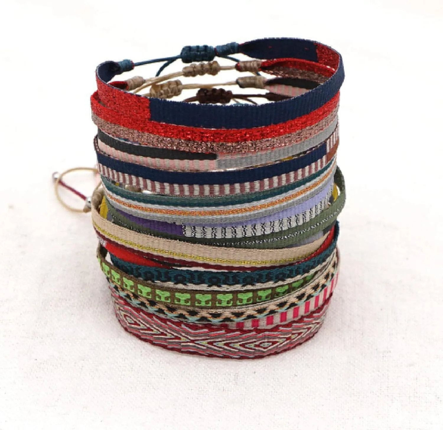 Women Vintage Ethnic Bracelet Jewelry Handmade Braided Bracelets Handmade Weave Bangles,KZ-0010A