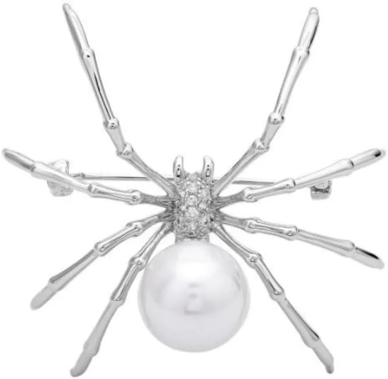 women's animal brooch, rhinestone pearl cubic zirconia high-end temperament animal insect brooch clothing paired with jackets, pins, brooches suitable for women and girls