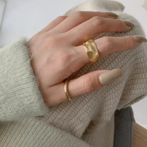XIYANIKE 925 Sterling Silver Engagement Rings Charm Women Girl Irregular Jewelry Vintage Punk Width Ring Party Accessories Gifts